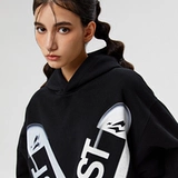 Булавка, толстовка с капюшоном для влюбленных, демисезонная куртка подходит для мужчин и женщин, оверсайз