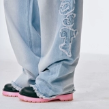 Джинсы, светлые джинсовые штаны для отдыха подходит для мужчин и женщин