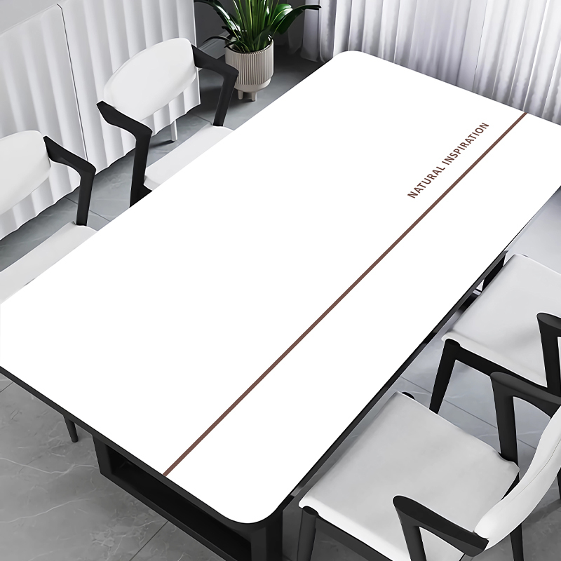 Table Mats, High-End Tablecloths, Waterproof, Oil-Proof, No-Wash, Anti-Scalding Leather Table Mats, Coffee Table Tablecloths, Table Top Protection Mats