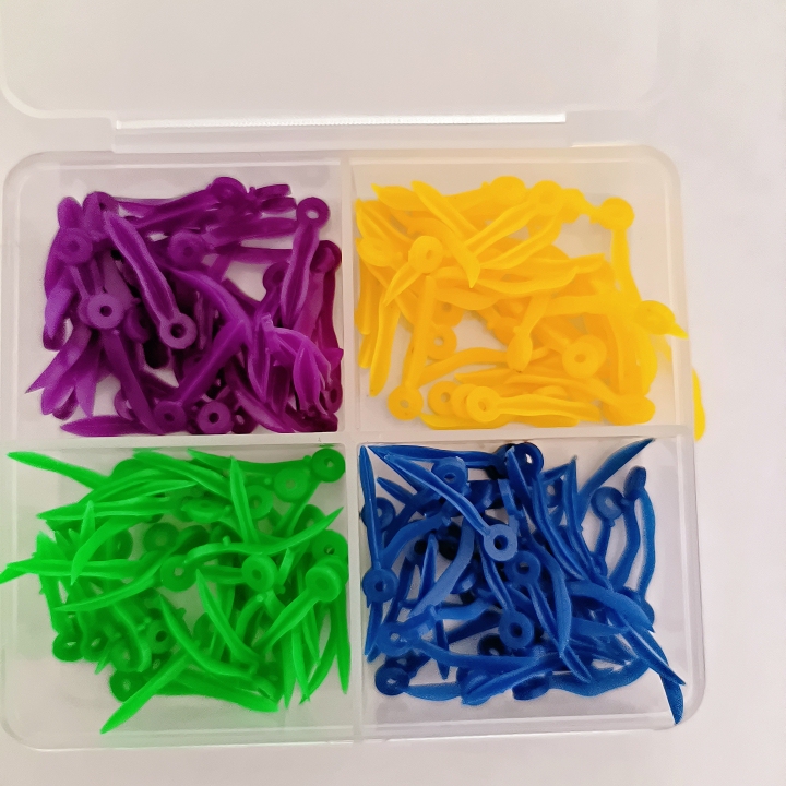 Dental Gap Wedge with Hole, Plastic Gap Wedge, 200 Pieces/Box, Disposable