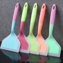 Pancake Silicone Spatula, High Temperature Resistant Non-Stick Pan Special Spatula That Does Not Damage the Pot, Baking Scraper, Kitchen Household Cooking Spatula