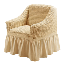 Elastic sofa cover all-inclusive swastika sofa cover light luxury high-end 2024 new single sofa cushion dust cover