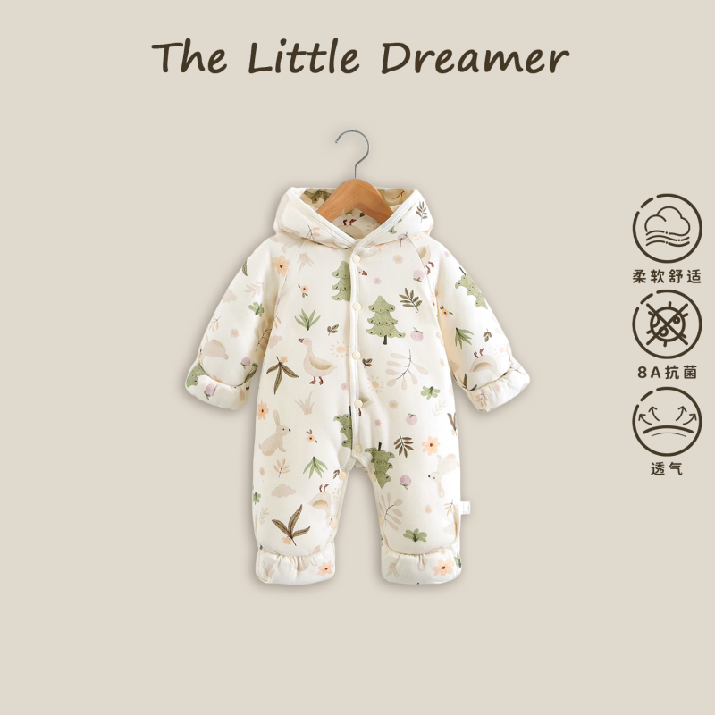 Newborn Baby Jumpsuit Autumn and Winter Baby Clothes Infant Pure Cotton Warm Wrap with Hands and Feet Thickened Coat Romper Newborn Baby Jumpsuit Autumn and Winter Baby Clothes Infant Pure Cotton Warm Wrap with Hands and Feet Thickened Coat Romper