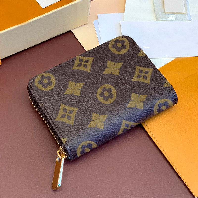 Short Wallet Unisex 2026 New Trendy Brand High-End Genuine Leather Wallet Multi-Card Zipper Card Holder Coin Purse