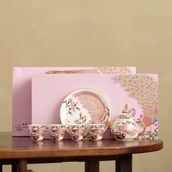 Enamel Filigree Silver High-End Teapot and Teacup Set for Home Use, Special Utensils for Brewing Tea, Kung Fu Tea Set, 2026 New Model