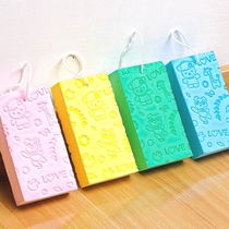 Childrens bath towel babys strong rub ash and mud sponge baby adult bath wipe and bath towel