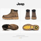 ເກີບ Jeep Jeep Martin ດູໃບໄມ້ລົ່ນຂອງຜູ້ຊາຍໃນລະດູໃບໄມ້ປົ່ງແລະລະດູຫນາວແບບອັງກິດແບບສູງ ເກີບຜູ້ຊາຍຊັ້ນສູງຂອງຜູ້ຊາຍ workwear ຫນັງເກີບຜູ້ຊາຍກາງ-top