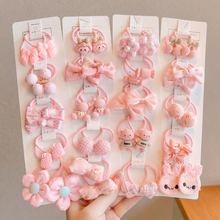 Children's harmless cute elastic hair rope, durable hair accessory, no hair damage