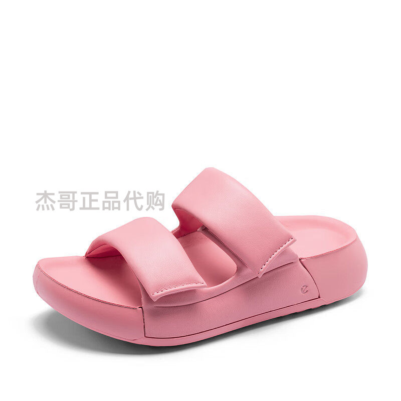 Ecco Women's Slippers for Outdoor and Home Use, Soft-Soled Puff Shoes, One-Strap Sandals, Como 206663
