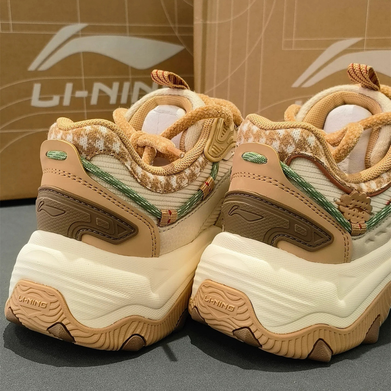Li-Ning Cat Claw Lite Women's Casual Shoes 2025 Spring and Autumn New Retro Thick-Soled Height-Increasing Dad Shoes Agcv452 Li-Ning Cat Claw Lite Women's Casual Shoes 2025 Spring and Autumn New Retro Thick-Soled Height-Increasing Dad Shoes Agcv452