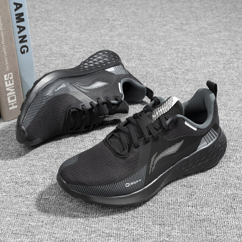 Li Ning Soft Running Shoes Men's 2026 Autum New Men's Breathable Lightweight Sports Shoes Casual Jogging Shoes for Men Li Ning Soft Running Shoes Men's 2026 Autum New Men's Breathable Lightweight Sports Shoes Casual Jogging Shoes for Men