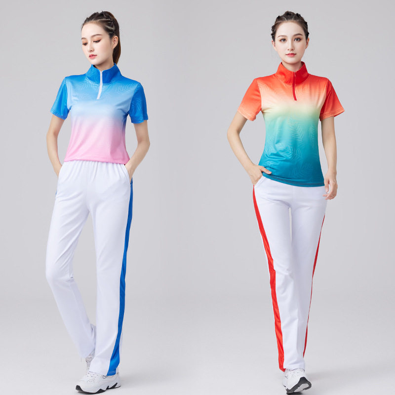 Summer Autumn Square Dance Costumes New Performances Dance Suit Stage Group Fitness Playground Canywood Sports Suit 1999-Taobao