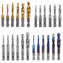 Drilling attack hole integrated three-in-one composite wire tapping screw tap with drill self-tapping stainless steel machine with open tapping tooth screw