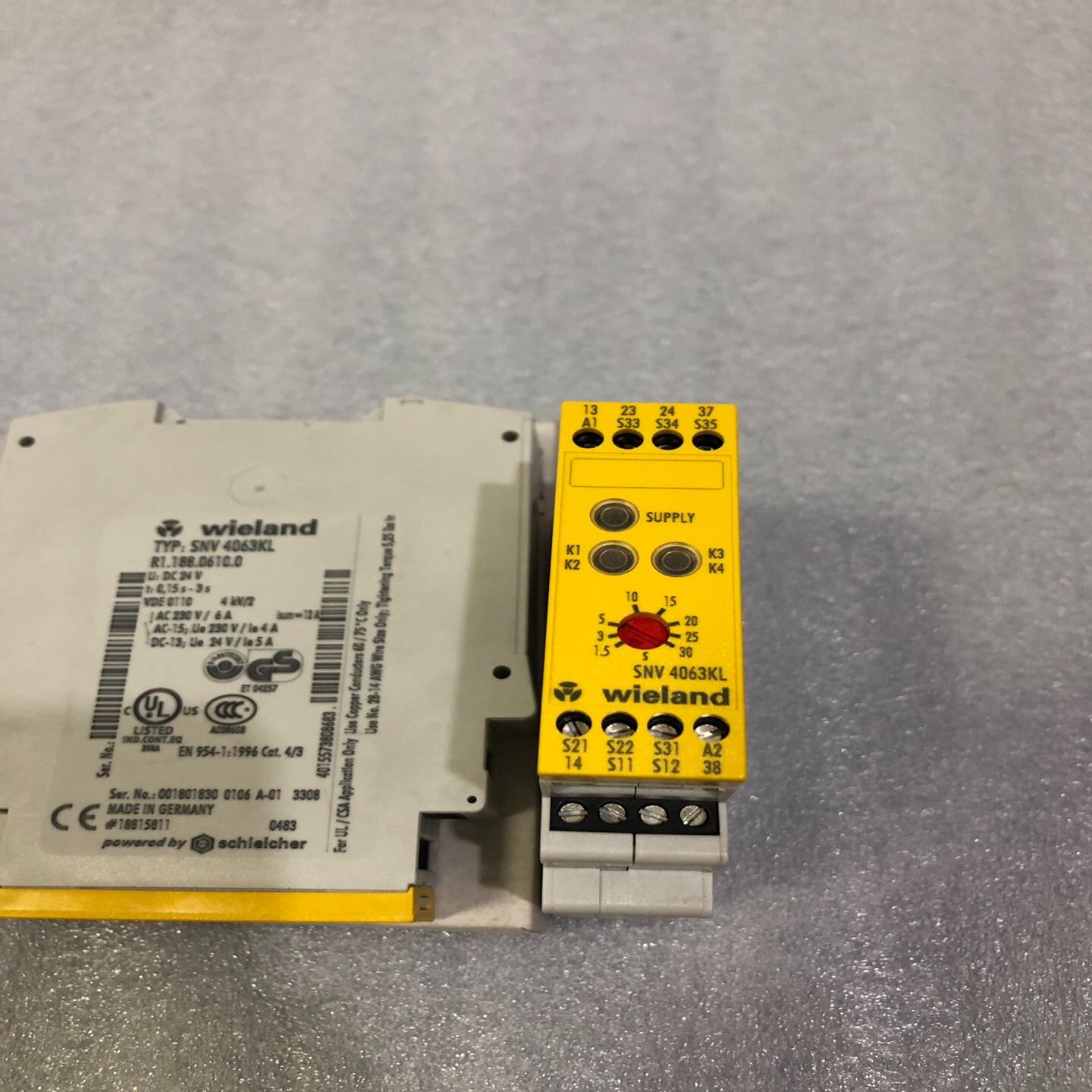 Wieland威琅安全继电器4003K系列：解锁工业安全新高度，SNO4003K-A/SNA4043K-A/SNV4063KL-A详解