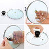 Stainless Steel Rice Cooker Glass Lid Handle Accessories Universal Screw Anti-Scalding Handle Lid Head Cap Steamer