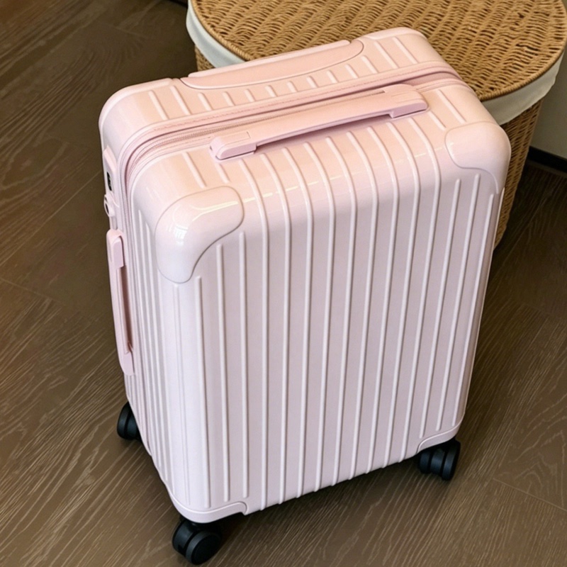 Luggage Suitcase for Female Students, High Appearance Value, 2026 New Model, Zipper Trolley Case, 20inch Carry-On Travel Suitcase
