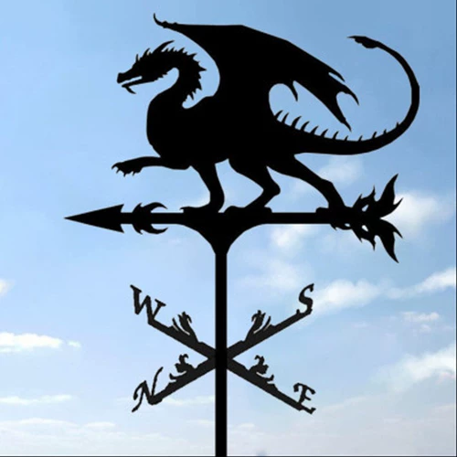 Флюгер из нержавеющей стали, украшения, окрашенный распылением Eagle, для двора, для улицы, на крыше, для сада, железный флюгер