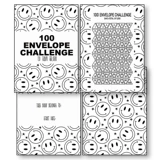 100 Convelope Challenge Binder 1-100 дней бросает вызов странице сбережений в прямом эфире