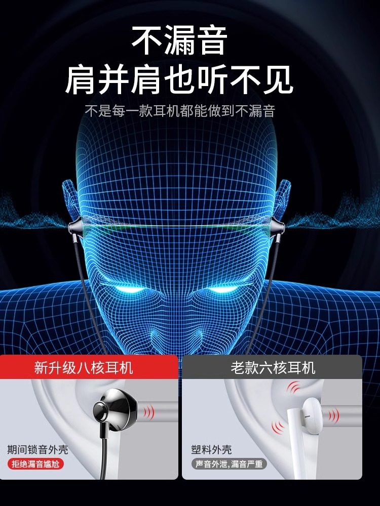 Earphones Wired In-Ear High-Quality Sound Type-C Interface Flat Port 3.5mm Round Hole Original Genuine 2026 New Model