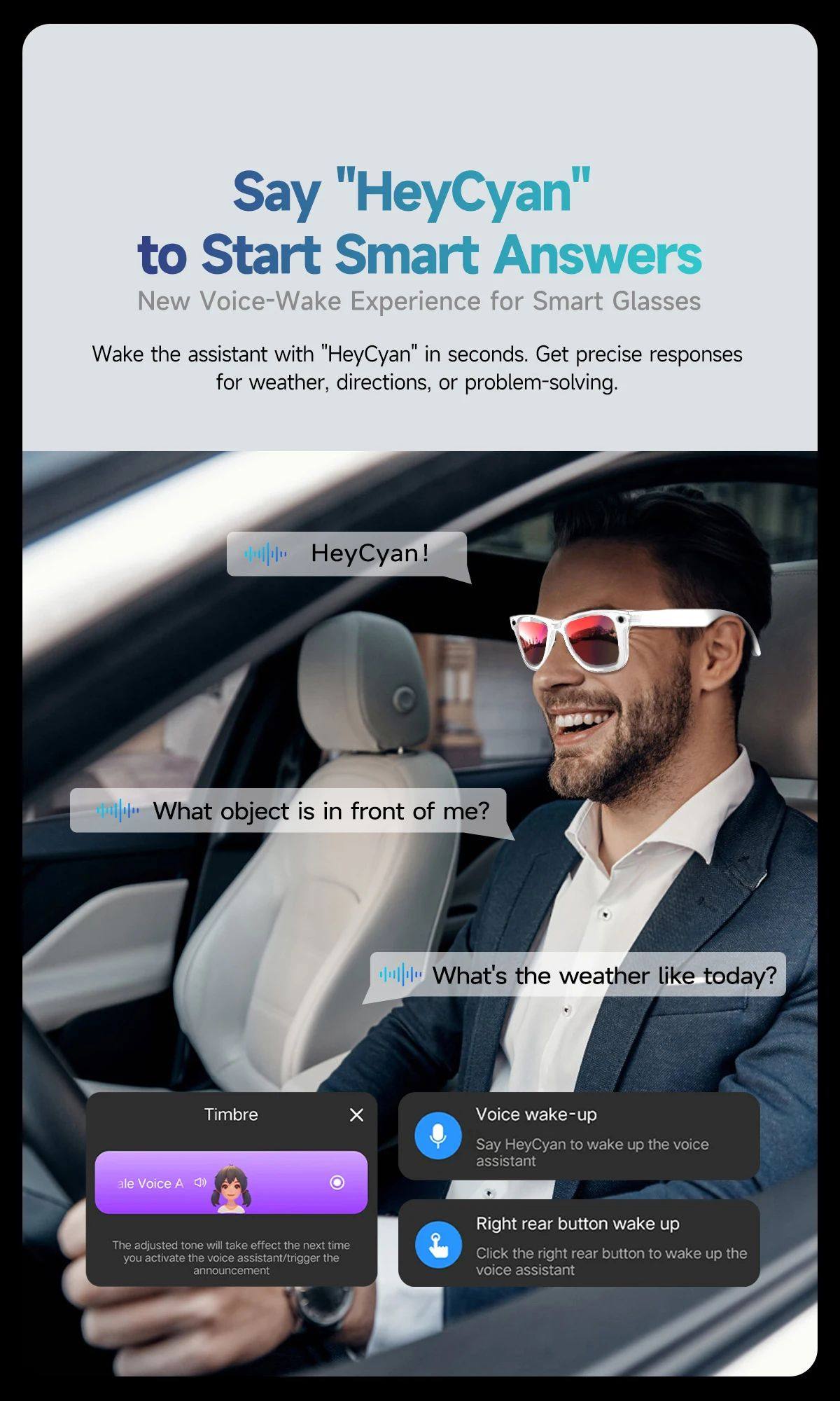 Умные очки new 800w camera ai glasses men color-changing smart translat 007