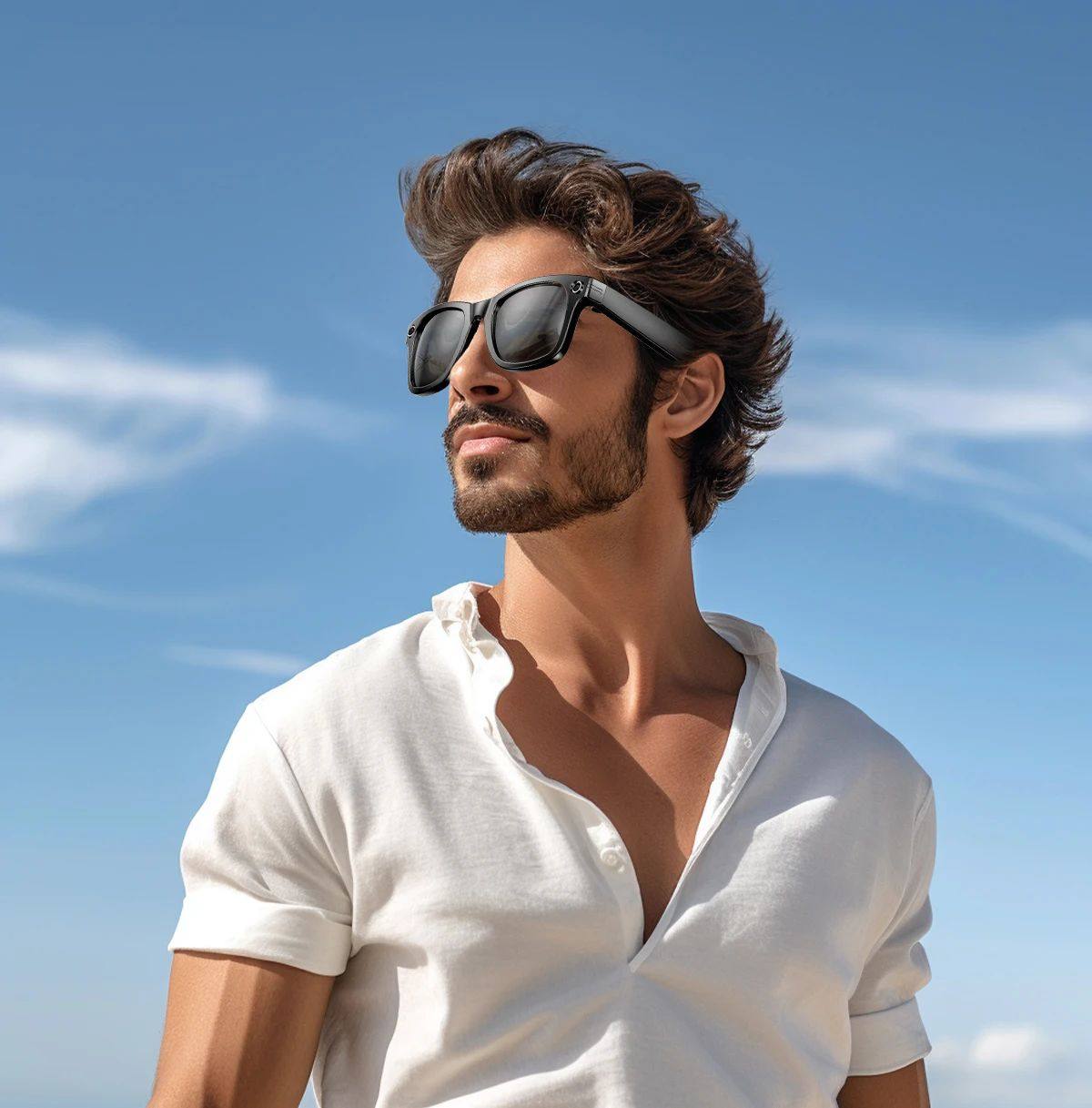 Умные очки new 800w camera ai glasses men color-changing smart translat 007