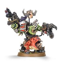Warhammer 40K Green Orcs Warboss Direct Sales Ork Warboss Attack Squig