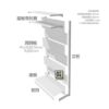 Poor hardware shelf girly hole board shelf formaldehyde-free punch-free floor-standing storage display stand creative home