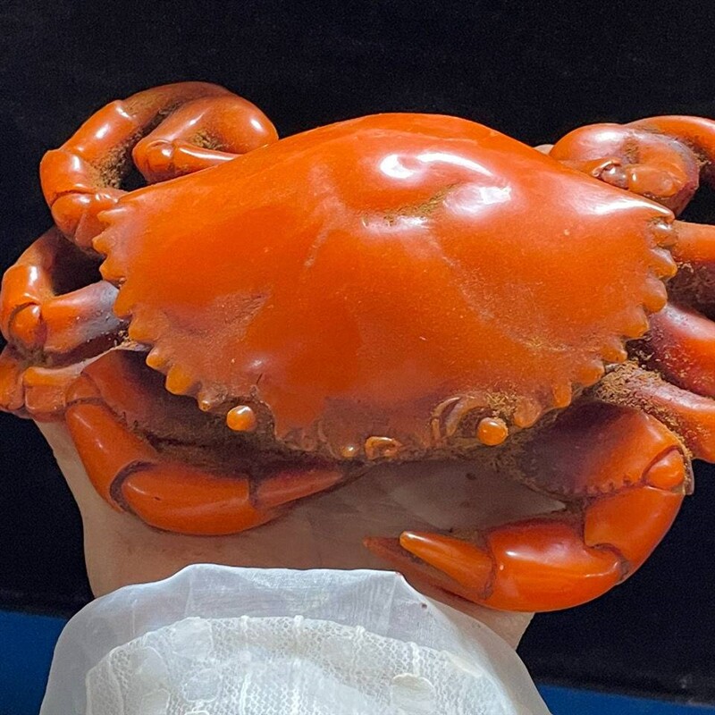 Natural imitation jade Jade Dried year High ancient jade made of old Antiquity Ancient gameware Old objects old stock Old Goods crab-Taobao