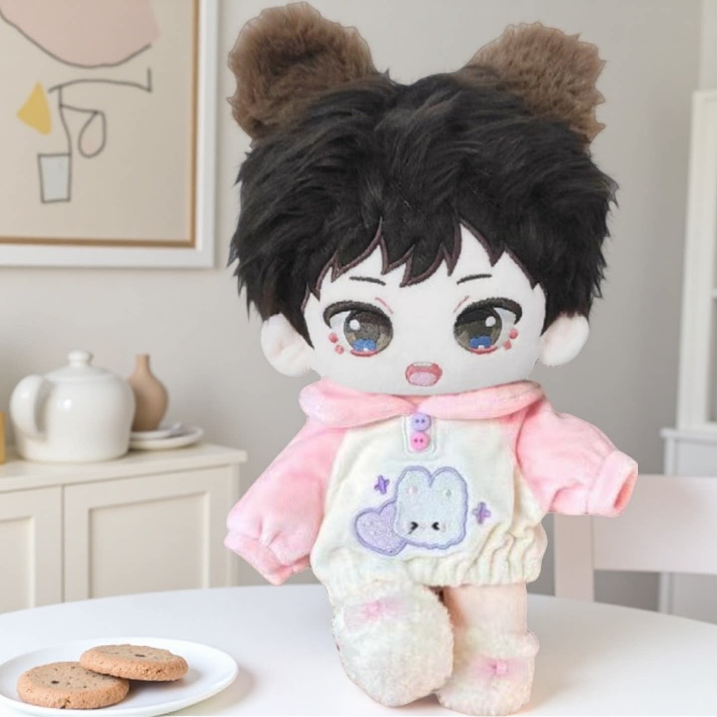 20cm刘耀文棉花娃娃，可爱到心化！(๑•̀ㅂ•́)و✧_棉花娃娃_淘宝游戏网