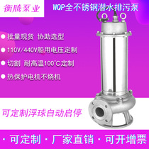 Stainless steel high temperature pump 304 acid and alkali resistant stainless steel pump 316L stainless steel marine submersible pump