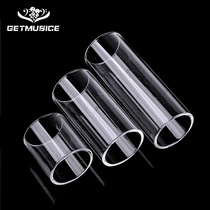 Guitar Finger Guitar Stick Glass Glass Slide Ring Transparent Finger Cot Glass Electric Guitar Slide Stick Finger Cot