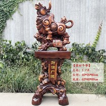 High-end lucky cow ornaments floor-to-ceiling living room office decoration handicrafts for hotel opening company housewarming celebration