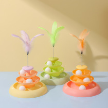 New cat toys self-pleasure and boredom relief cat stick pet cat turntable feather cat amusing artifact cat toys and supplies