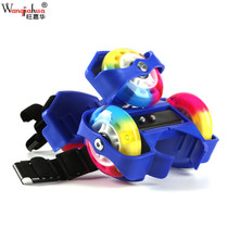 Hot Wheels Heelys shoes for adults and children colorful PU luminous roller skating popular flash roller skating ready for cross-border models