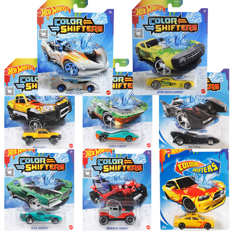 Authentic Colorshifters Hot Wheels Temperature-Sensitive Color-Changing Series Bhr15 Hot Little Sports Car Kidsren's Car