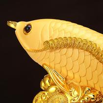 High-end Lucky Arowana Ornaments Living Room Entrance TV Cabinet Cashier Desktop Decorations New Store Opening Ceremony