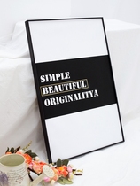 Thin edge narrow edge photo frame table aluminum alloy poster frame wall hanging decorative picture frame diamond picture frame certificate creative customization