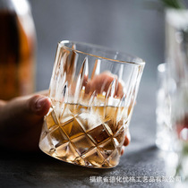 German imported European classical crystal glass whiskey glass foreign wine glass cocktail cup mojito cup