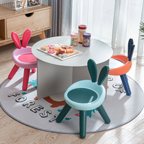 Childrens stool backrest small chair baby non-slip chair child seat back cartoon calling chair household low chair