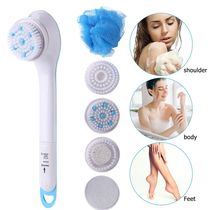 Escova de banho de massage macia elétrica Escova de lavage