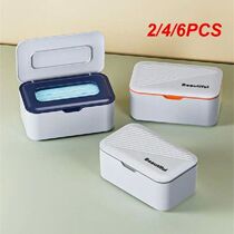 2 4 6PCS New Tissue Dispenser With Lid Creative Wipes