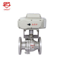 Guozhong Valve Electric Cast Steel Flange Ball Valve Industrial Ball Valve Q941F-16C CNGZV Factory Direct Sales