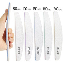 Wear-resistant printed digital nail rub color core with teeth gray and white polishing strip double-sided nail file for nail polish high-end