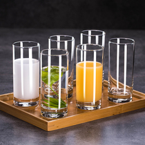 ocean imported transparent glass home living room drinking cup milk cup heat-resistant tea cup cup holder set