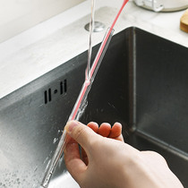 Japan imported straw brush slender bottle cleaning brush household gap soft brush extended bendable straw cup brush