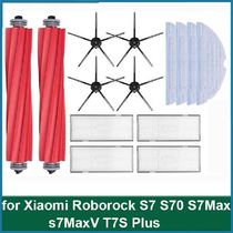 HEPA Filter Main Side Brush Mops Cloths for Roborock S7 S70