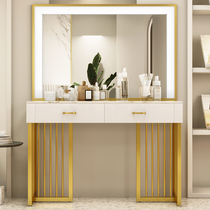 Light luxury photo studio dressing table with lights beauty salon bridal shop double-sided mirror makeup table makeup artists special dressing i