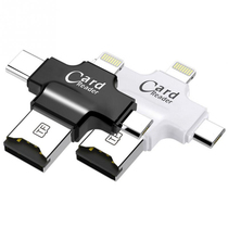 4 in 1 Card Reader Type C Micro USB Adapter Micro SD Card Re