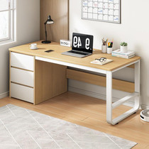 *Computer desk desktop home office desk modern simple table and chair with drawer desk bedroom student study table