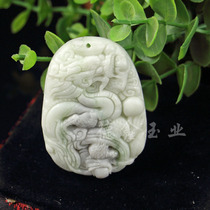 High-grade Lantian Jade Pendant Brand Shaanxi Lantian Jade Pendant Hand-polished Tiger Brand Dragon Brand Pixiu